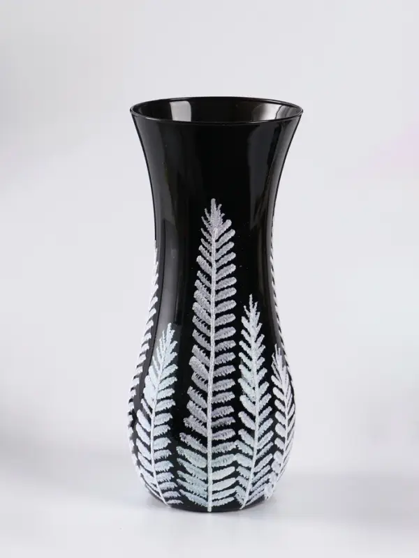 Ваза &laquo;Вента&raquo;, веточки, h=26 см, стекло, чёрная