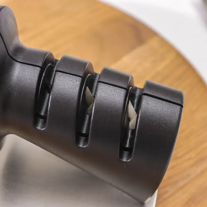 Точилка для ножей Law, 3 степени заточки, 20&times;8&times;9 см, чёрная