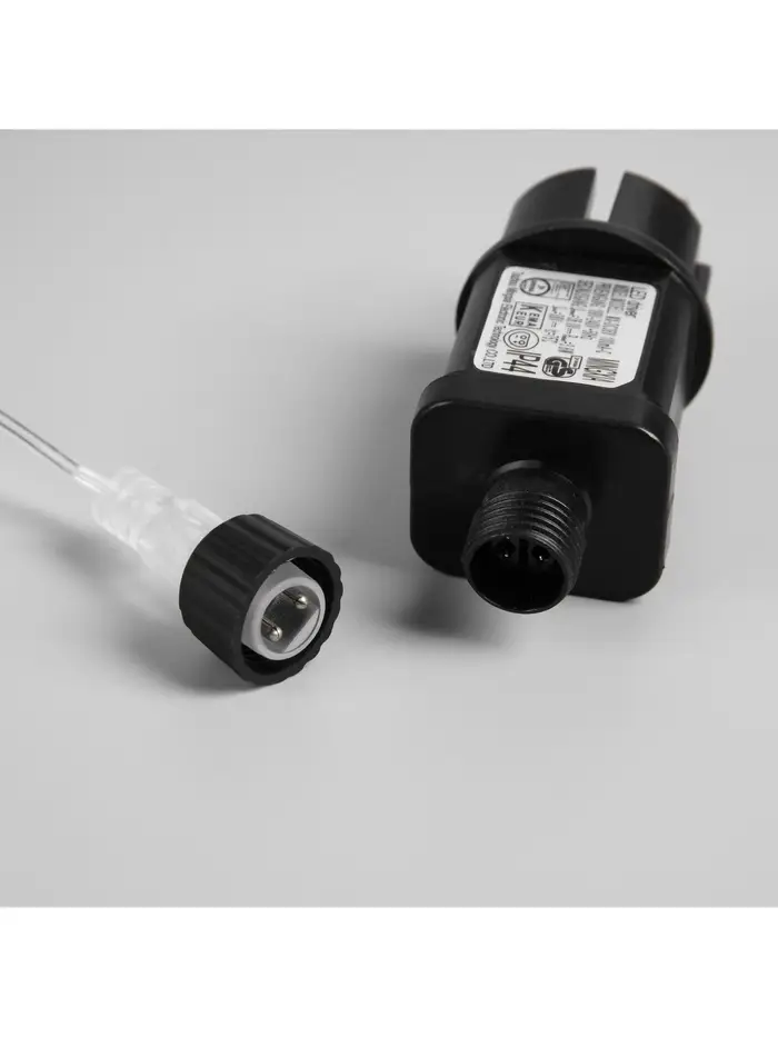Гирлянда &laquo;Нить&raquo; 100 м роса, IP44, серебристая нить, 1000 LED, свечение белое, 18 В