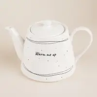 Заварочный чайник SL Home &laquo;Милый дом&raquo;, 900 мл, 21&times;13.8&times;13.5 см, фарфор, белый