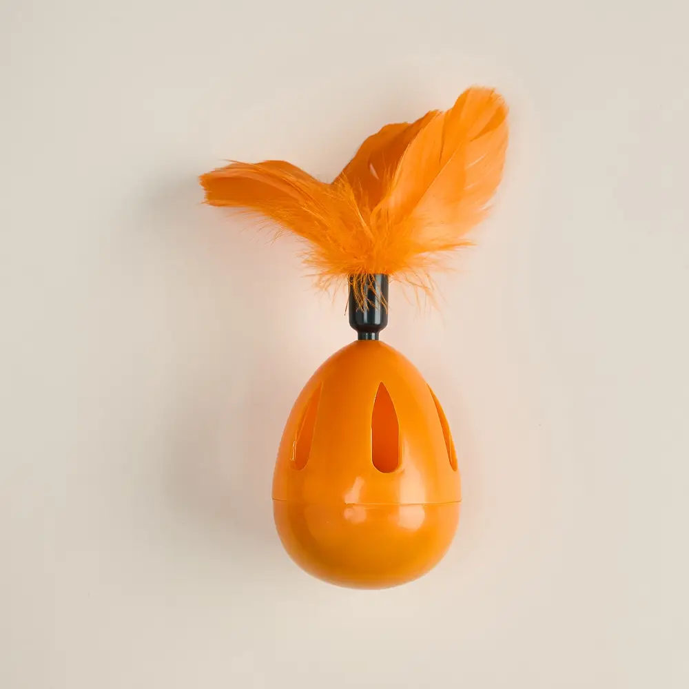 VETTA Игрушка для домашних животных, пластмасса, перья, 7х11,5 см