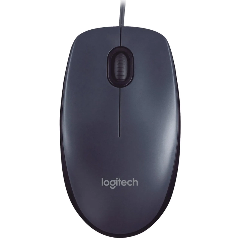 Мышь компьютерная Logitech M90 Black/Grey USB (910-001794/910-001793)