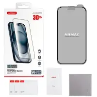 Защитное стекло iPh 16 Plus (6.7) ANMAC 3D матовое с сеточкой Арт.1137499