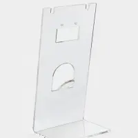 Подставка под гарнитур, серьги, кольцо, кулон, 7&times;4.5&times;14 см, оргстекло 2 мм