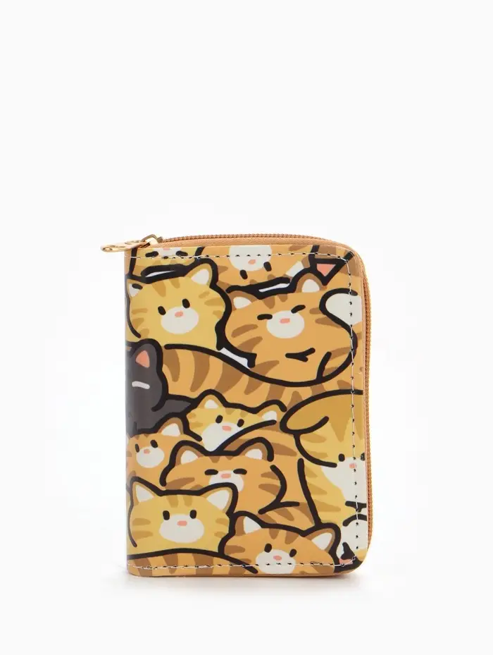 Кошелёк на молнии &laquo;Выбражулька&raquo;, цвет рыжий