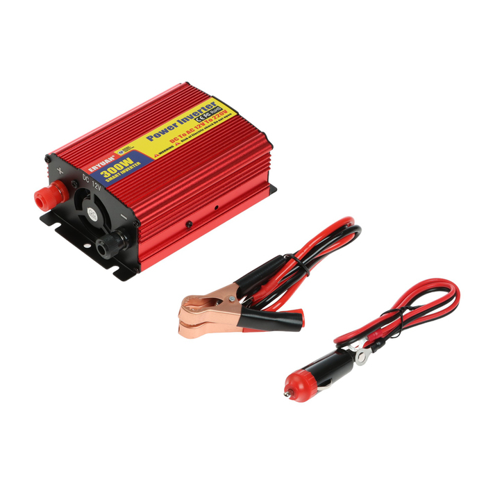 Преобразователь напряжения 12/220 В, 300 Вт, USB выход Преобразователь напряжения 12/220 В, 300 Вт, USB выход