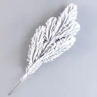 Литая веточка, голубая, заснеженная, 31 × 14 см, набор 2 шт. Литая веточка, голубая, заснеженная, 31 × 14 см, набор 2 шт.