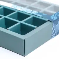 Коробка под 16 конфет &laquo;Новогодняя&raquo;, 17.5&times;17.5&times;3.5 см