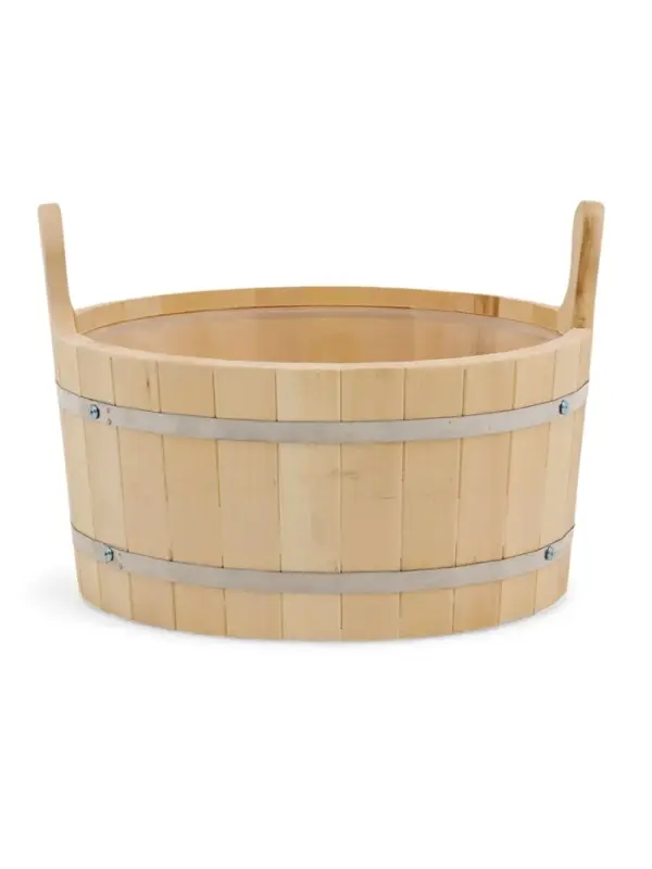 Шайка - таз для бани и сауны, 15 л, деревянная, пластиковая вставка, «Добропаровъ» Шайка - таз для бани и сауны, 15 л, деревянная, пластиковая вставка, «Добропаровъ»