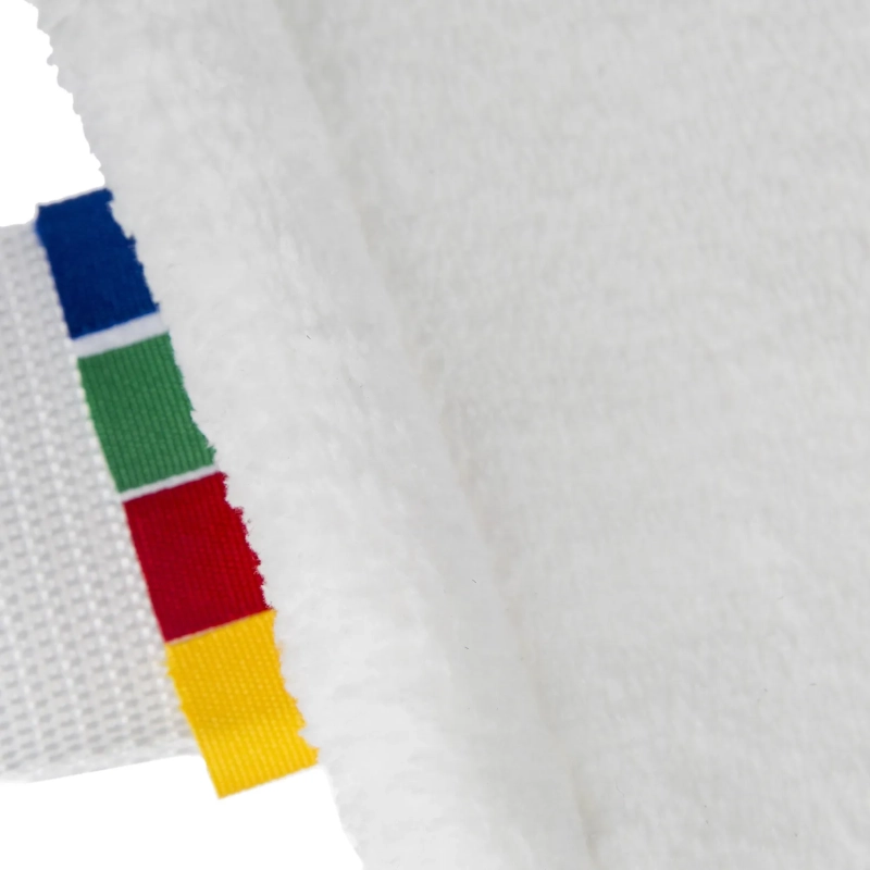 Насадка МОП плоский, 40х12 см, микрофибра, ухо+карман 6 см, белый MF2179