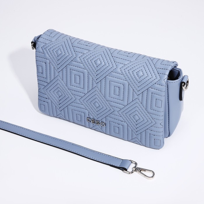 Сумка-мессенджер на магнитах, цвет голубой Сумка-мессенджер на магнитах, цвет голубой