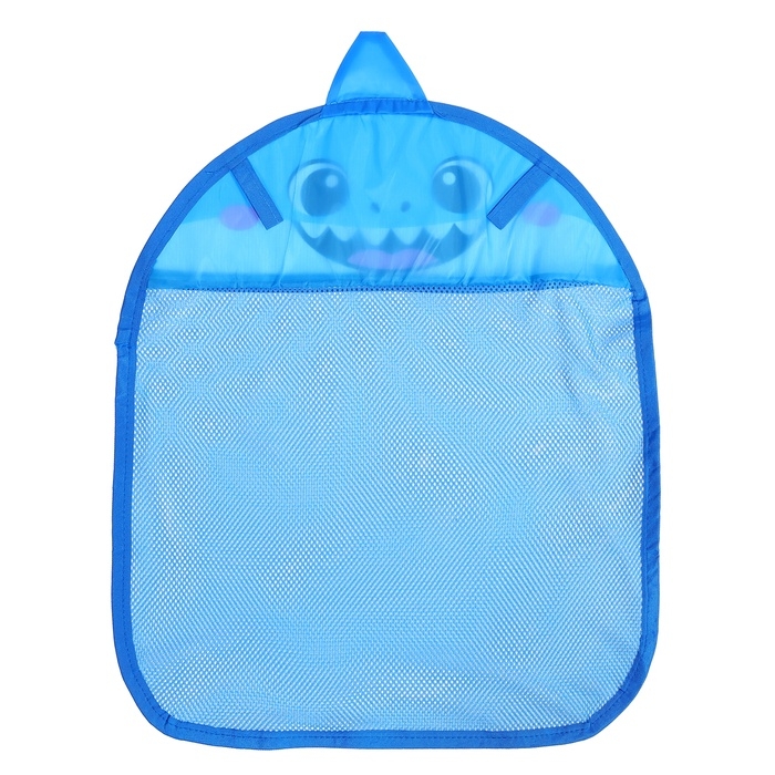 Сетка - органайзер «Акулёнок», для хранения игрушек в ванной, на присосках Сетка - органайзер «Акулёнок», для хранения игрушек в ванной, на присосках