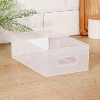 Контейнер для хранения без крышки ROLLY, 2,65 л, 15×26,6×8,7 см, прозрачный