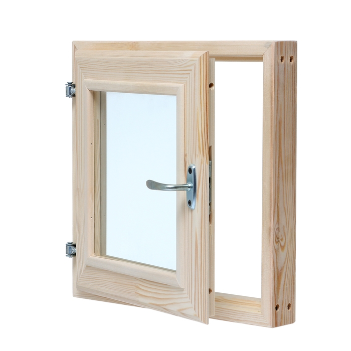 Окно, 40×40см, двойное стекло, из хвои Окно, 40×40см, двойное стекло, из хвои