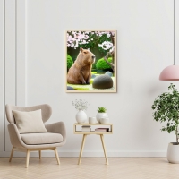 Картина по номерам «Капибара» 28 цветов, 40 × 50 см