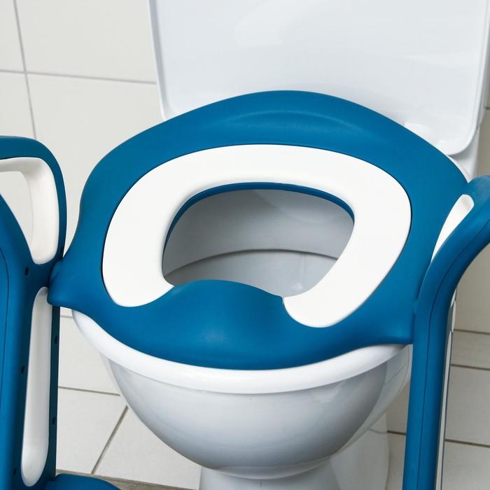 Детское сиденье на унитаз, цвет синий Детское сиденье на унитаз, цвет синий