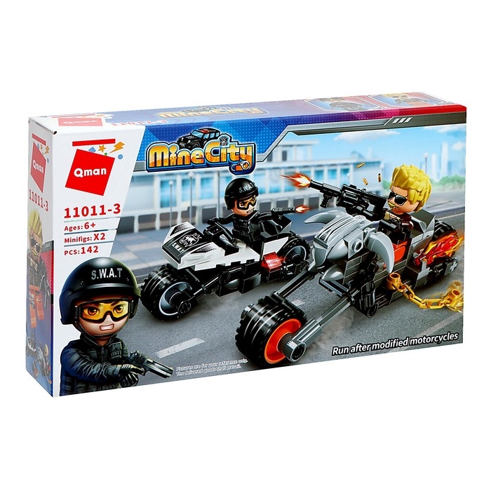 Конструктор Полиция «Стражи города», 4 вида МИКС Конструктор Полиция «Стражи города», 4 вида МИКС