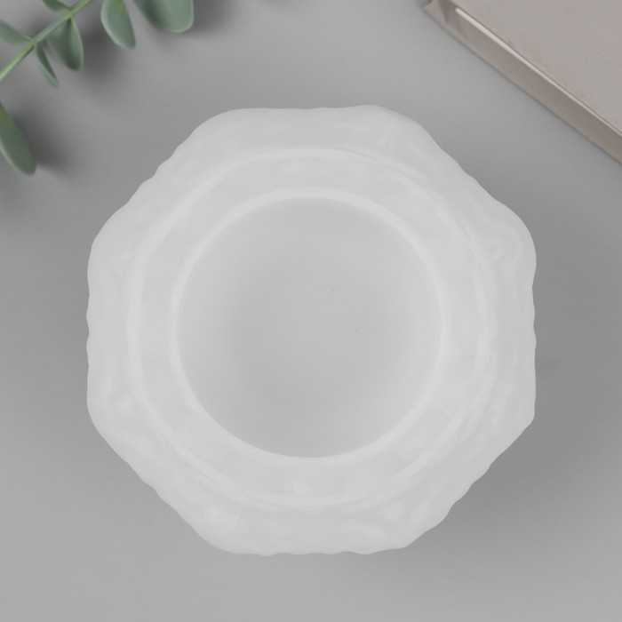 Молд силикон Молд силикон "Подсвечник. Купава" 11,2х11,2х7,7 см