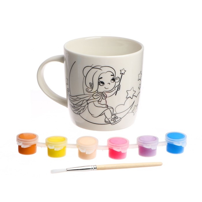 Набор для творчества. Лунная роспись кружки «Самая милая» Фея 300 мл Набор для творчества. Лунная роспись кружки «Самая милая» Фея 300 мл