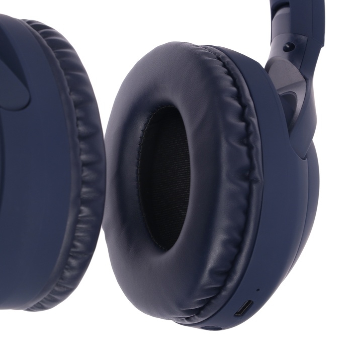 Наушники MZ300, беспроводные, полноразмерные, микрофон, BT 5.3, 400 мАч, синие