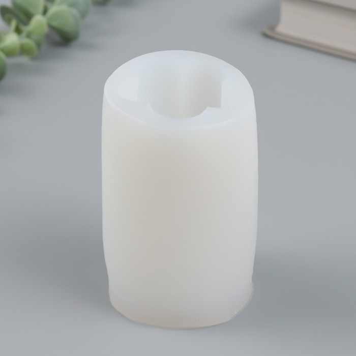 Молд силикон для свечи Молд силикон для свечи "Пятилистник. Столбик" 6,3х10 см