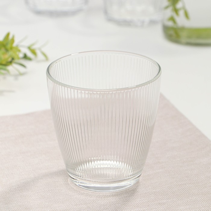 Стакан низкий стеклянный «Концепто Страйпи», 250 мл Стакан низкий стеклянный «Концепто Страйпи», 250 мл