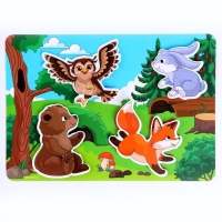 Развивающая игра на липучках «Изучаем животных. Кто  где живет?»‎