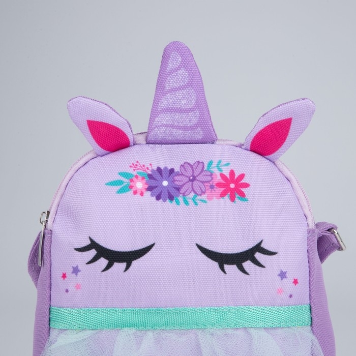 Сумка детская для девочки с фатином  Сумка детская для девочки с фатином "Единорог"