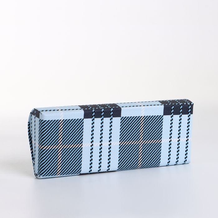 Футляр для очков на магните, длина 16 см, цвет голубой Футляр для очков на магните, длина 16 см, цвет голубой