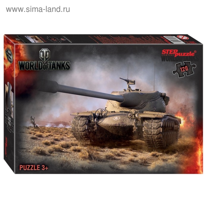 Пазл World of Tanks, 120 элементов, МИКС Пазл World of Tanks, 120 элементов, МИКС