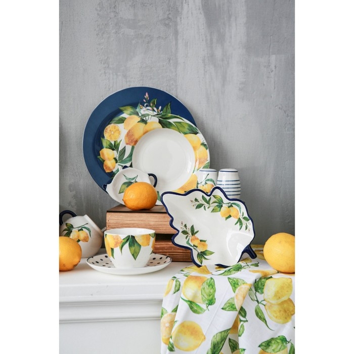 Набор для специй Доляна «Лимон», 2 предмета: солонка 130 мл, перечница 130 мл Набор для специй Доляна «Лимон», 2 предмета: солонка 130 мл, перечница 130 мл