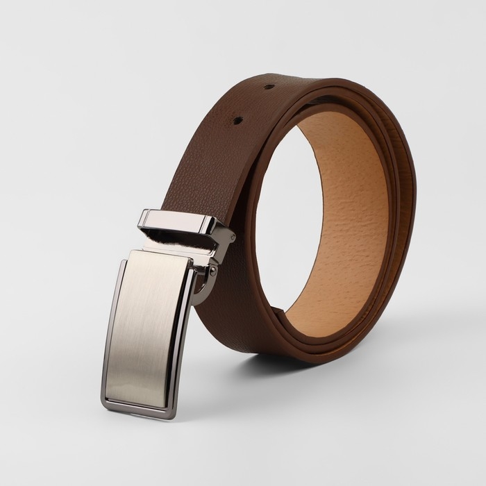 Пряжка для ремня, автоматическая, 7,8 × 3,5 см, цвет чёрный никель Пряжка для ремня, автоматическая, 7,8 × 3,5 см, цвет чёрный никель