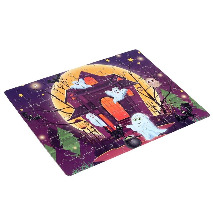 Пазлы светящиеся в темноте «Тайна старого дома», 88 деталей Пазлы светящиеся в темноте «Тайна старого дома», 88 деталей