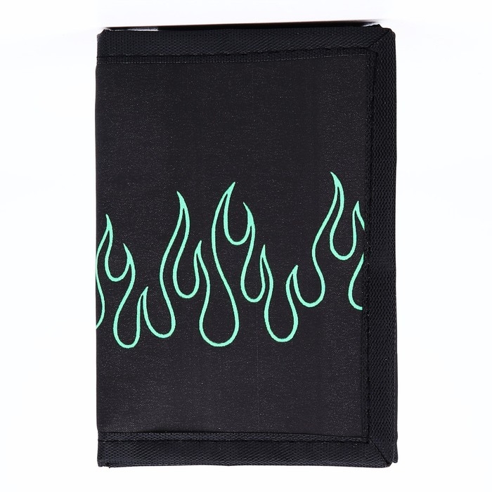 Кошелёк детский &laquo;Пламя&raquo; на липучке