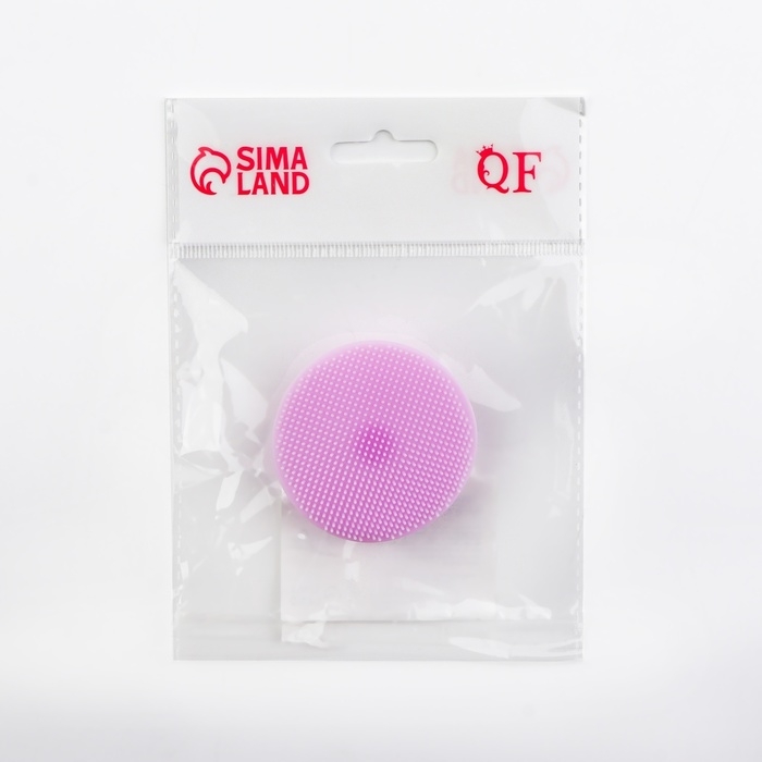 Щётка для умывания «Круг», на присоске, d = 5,5 см, цвет сиреневый Щётка для умывания «Круг», на присоске, d = 5,5 см, цвет сиреневый
