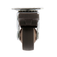 Колесо мебельное CAPPIO d=30,с стопором, поворотное, мягкий ход, покрытие TPR