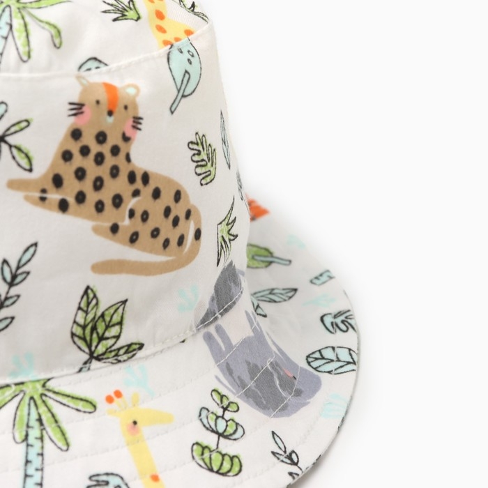 Панама детская, цвет белый, размер 52 Панама детская, цвет белый, размер 52