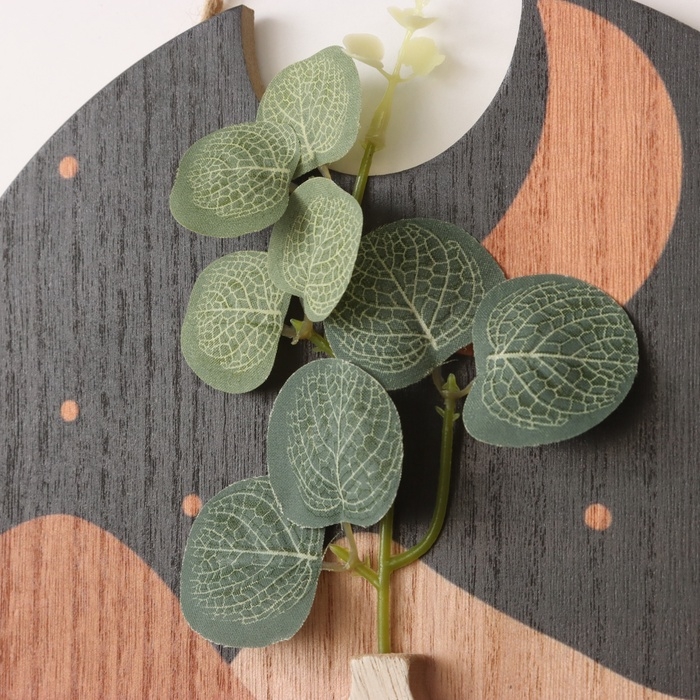 Крючки декоративные дерево Крючки декоративные дерево "Абстракция. Горы. Цветок" 1,5х23,4х22,5 см