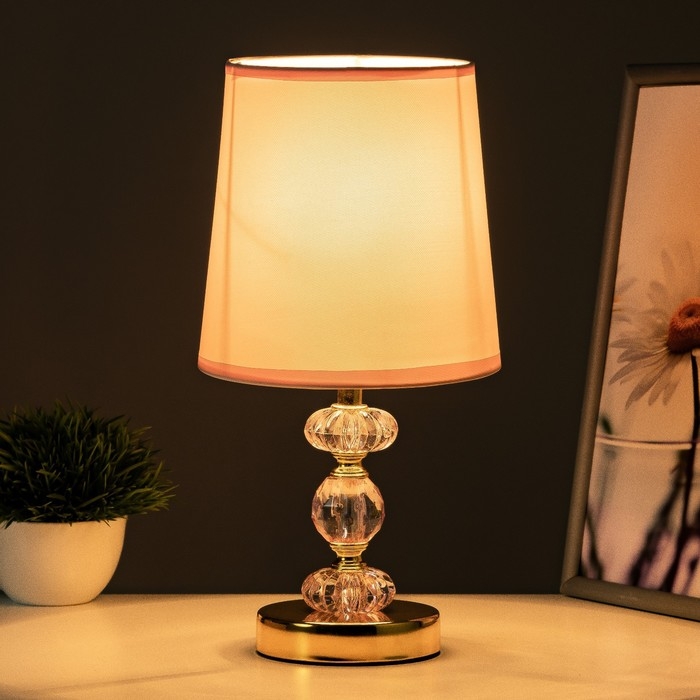 Настольная лампа Настольная лампа "Мария" Е14 40Вт золото 22,5х22,5х28 см RISALUX