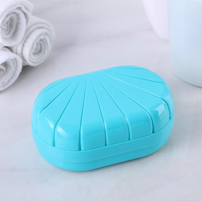 Мыльница «Дорожная», 11,5×8×4 см, цвет МИКС Мыльница «Дорожная», 11,5×8×4 см, цвет МИКС