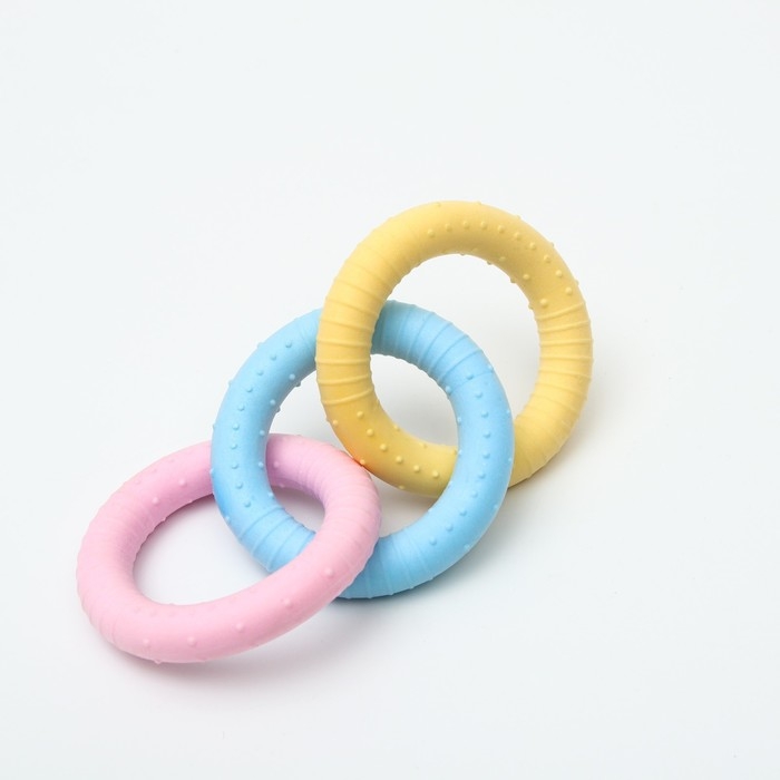 Игрушка плавающая для собак Игрушка плавающая для собак "Кольца" Пижон Premium, вспененный TPR, 16 см