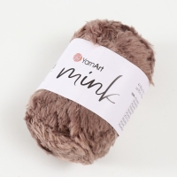 Пряжа "Mink" 100% полиамид 75м/50гр (332 какао)