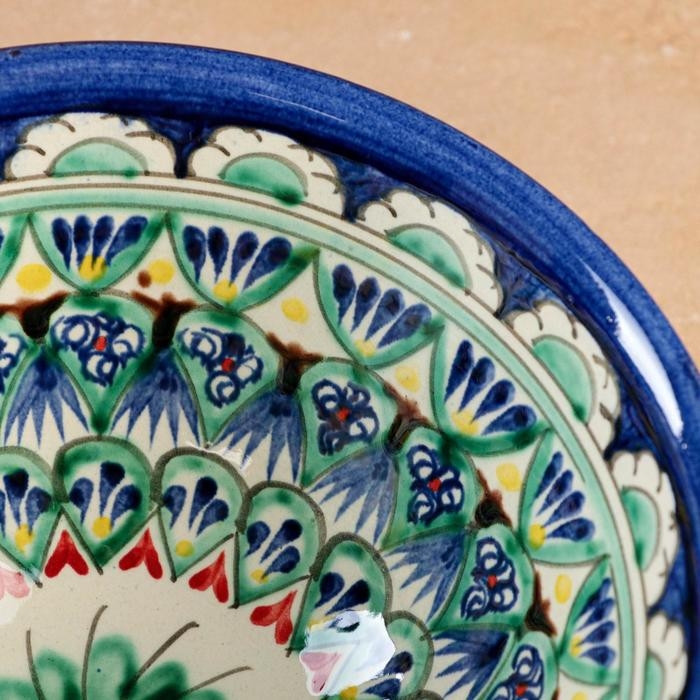 Коса Риштанская Керамика  Коса Риштанская Керамика "Узоры", 18 см, большая, микс