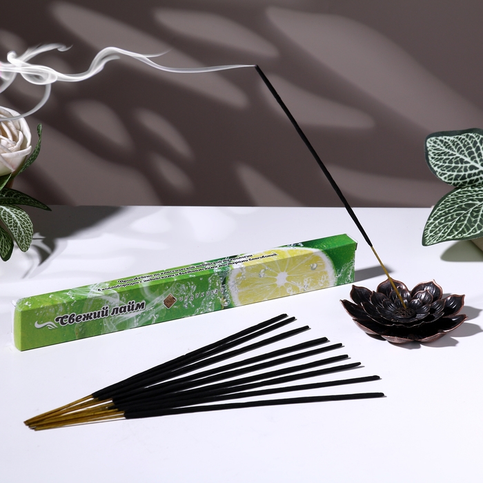 Благовония Благовония "Очарование востока Свежий лайм", 20 палочек в упаковке