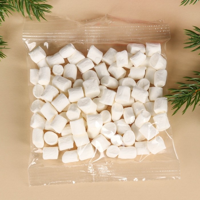Новый год! Маршмеллоу в пакете &laquo;Сладкий новогодний снег&raquo;, со вкусом пломбира, 55 г.