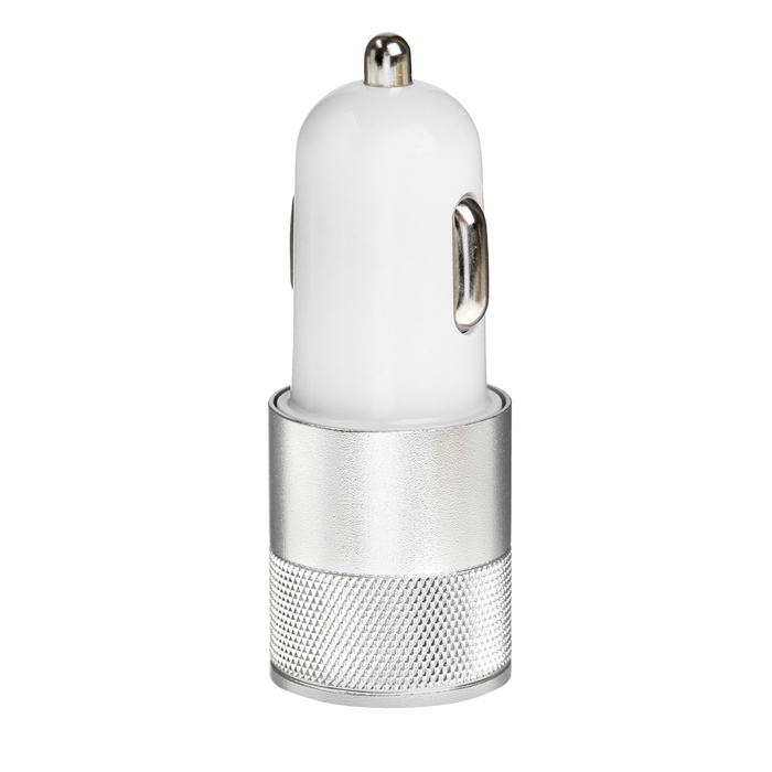 Комплект для зарядки 3 в 1 Luazon UC-30, АЗУ 2.1/1А, Type-C 1A, 1 м, СЗУ 1A, серебристый Комплект для зарядки 3 в 1 Luazon UC-30, АЗУ 2.1/1А, Type-C 1A, 1 м, СЗУ 1A, серебристый