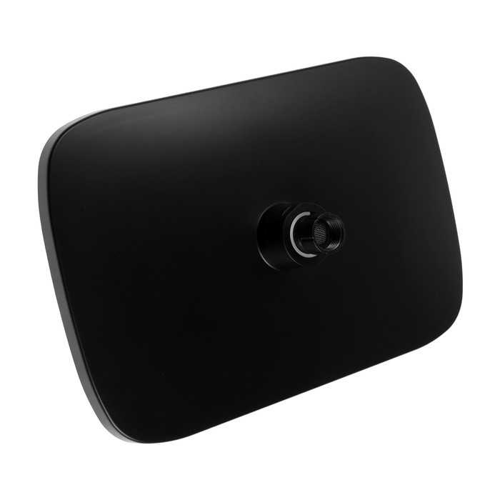 Душевая лейка Accoona A362F, тропическая, черная, пластик Душевая лейка Accoona A362F, тропическая, черная, пластик