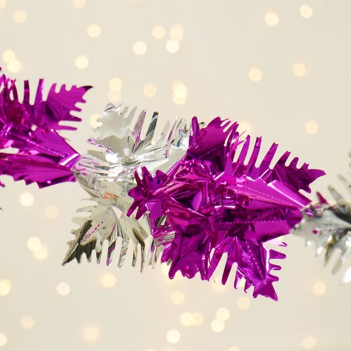 Растяжка  Растяжка "Снежинка" d-18 см 1,5 м, микс