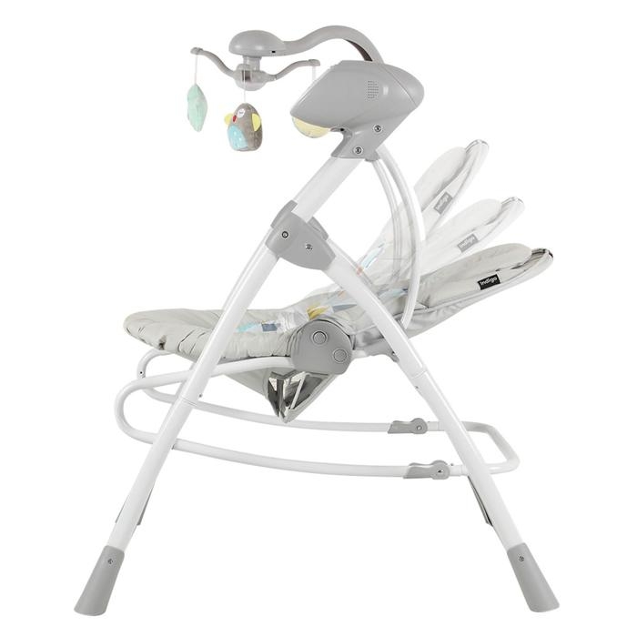 Электронные качели MISTY, серый, с адаптером, п/у, 12 мел., 5 скоростей Электронные качели MISTY, серый, с адаптером, п/у, 12 мел., 5 скоростей