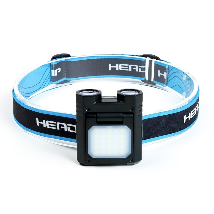 Фонарь налобный аккумуляторный, 6 Вт, 1400 мАч, 400 лм, XPG, 2835SMD, 6 режимов Фонарь налобный аккумуляторный, 6 Вт, 1400 мАч, 400 лм, XPG, 2835SMD, 6 режимов